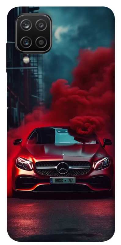 Чохол на Samsung Galaxy A12 Mercedes in smoke фото 1 з 1
