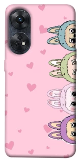 Чехол на Oppo Reno 8T 4G All Labubu 4 фото 1 из 1