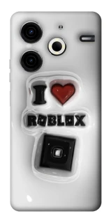 Чохол на TECNO Pova 6 Neo (LI6) I love Roblox фото 1 з 1