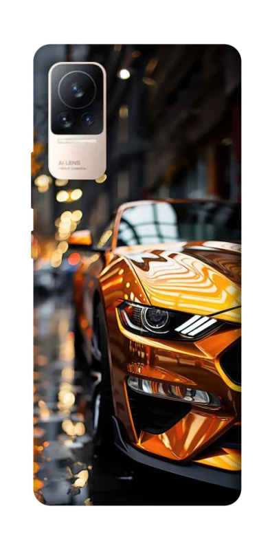 Чохол на Xiaomi Civi 6 Golden sports car фото 1 з 1