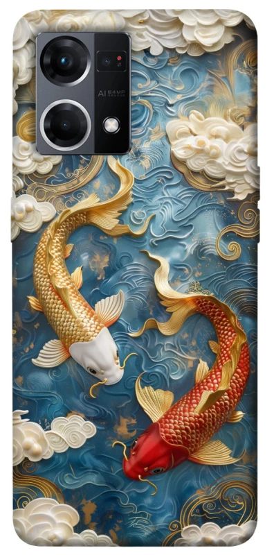 Чохол на Oppo Reno 7 4G Koi carp фото 1 з 1