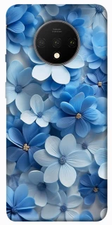 Чехол на OnePlus 7T Синие цветы фото 1 из 1