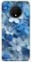 Чехол на OnePlus 7T Синие цветы фото 1 из 1