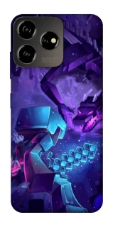 Чехол на ZTE Blade V50 Design 4G Minecraft dragon фото 1 из 1