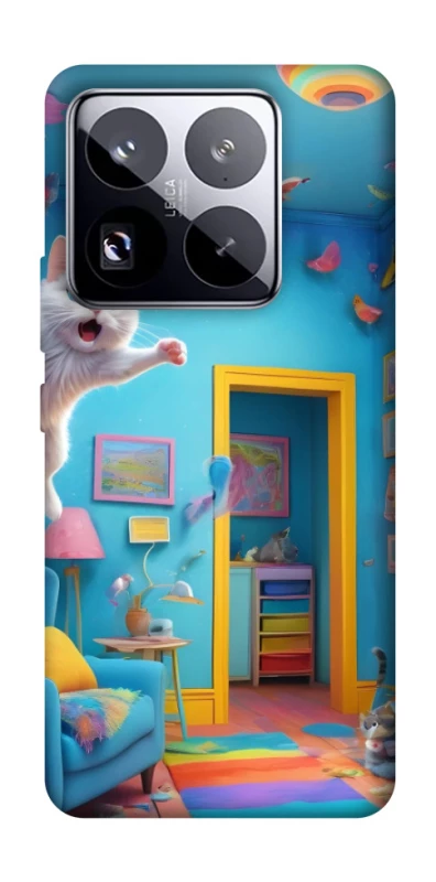 Чохол на Xiaomi 15 Pro crazy cat фото 1 з 1