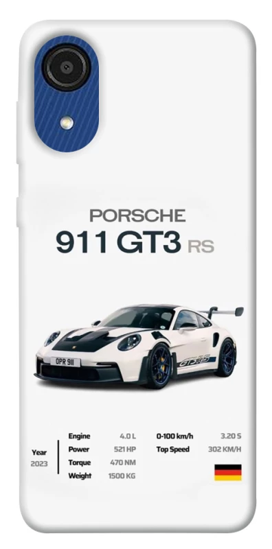 Чехол на Samsung Galaxy A03 Core Porsche 911 GT3 фото 1 из 1