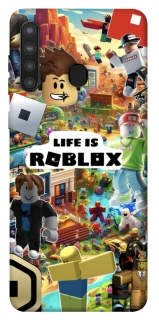 Чохол на Samsung Galaxy A21 Life is Roblox фото 1 з 1