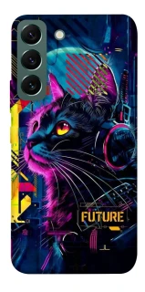 Чехол на Samsung Galaxy S22 Cyber Cat v2 фото 1 из 1