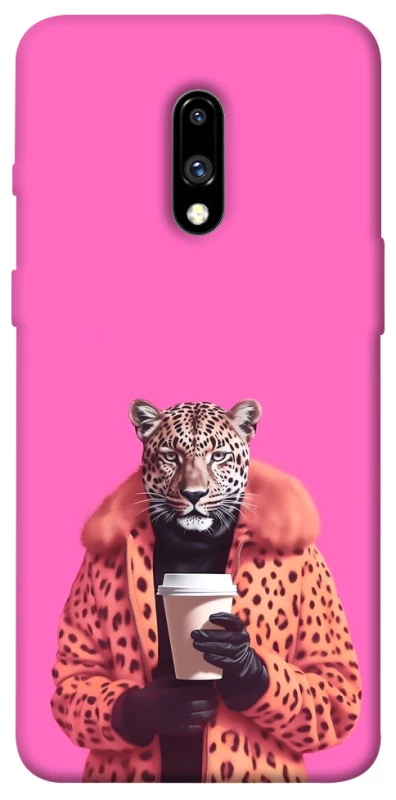 Чохол на OnePlus 7 Леопард з кавою фото 1 з 1