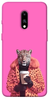 Чохол на OnePlus 7 Леопард з кавою фото 1 з 1