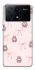 Чехол на Xiaomi Poco X6 Pink bows and Labubus фото 1 из 1