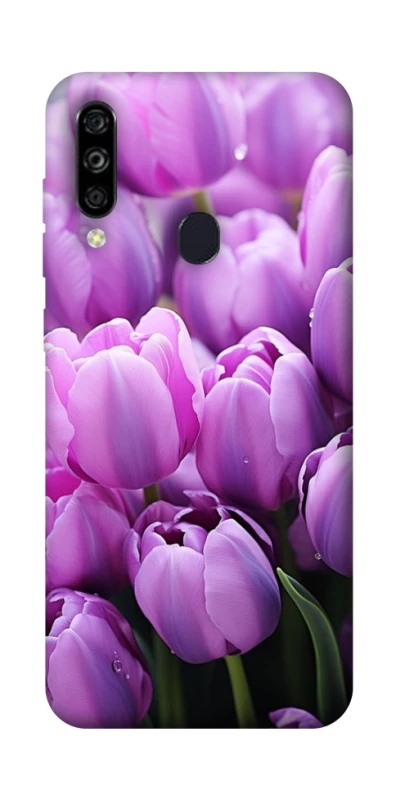 Чохол на ZTE Blade A7 (2020) Фіолетові тюльпани фото 1 з 1