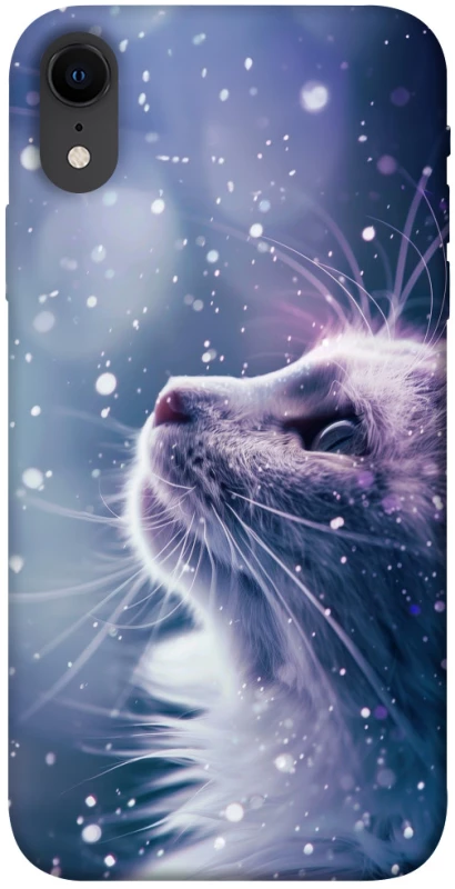 Чехол на Apple iPhone XR (6.1") Snow cat фото 1 из 1