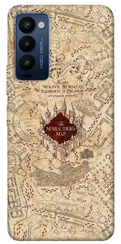 Чохол на TECNO Camon 18 Harry Potter Marauder's Map фото 1 з 1