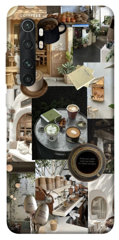 Чохол на Xiaomi Mi Note 10 Lite Coffee collage ver.4 фото 1 з 1