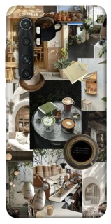 Чехол на Xiaomi Mi Note 10 Lite Coffee collage ver.4 фото 1 из 1