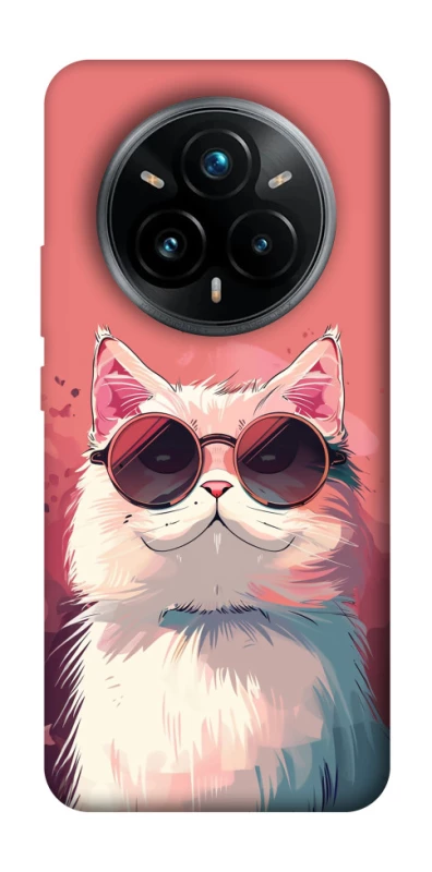 Чохол на Realme 14 Pro Сat with glasses фото 1 з 1
