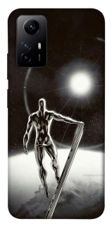 Чехол на Xiaomi Redmi Note 12S Серебряный сёрфер фото 1 из 1