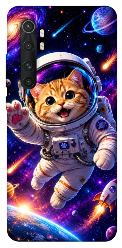 Чехол на Xiaomi Mi Note 10 Lite Space Cat фото 1 из 1