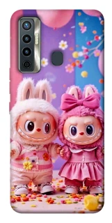 Чехол на TECNO Camon 17 Labubu twins ver.2 фото 1 из 1