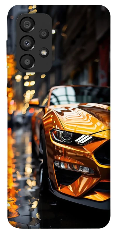 Чохол на Samsung Galaxy A33 5G Golden sports car фото 1 з 1