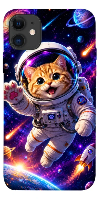 Чехол на Apple iPhone 11 (6.1") Space Cat фото 1 из 1