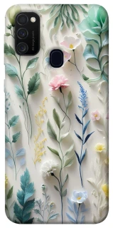 Чохол на Samsung Galaxy M21 Floral design ver.3 фото 1 з 1