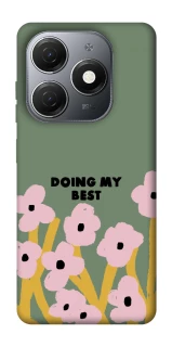 Чехол на TECNO Spark 20 Doing my best фото 1 из 1