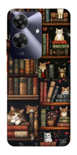 Чохол на Realme Note 60 Cats & Books фото 1 з 1