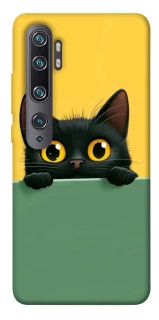 Чехол на Xiaomi Mi Note 10 / Note 10 Pro / Mi CC9 Pro Black cat v2 фото 1 из 1