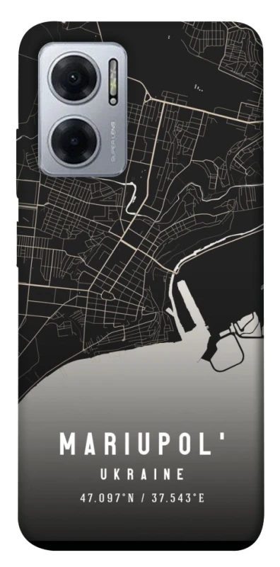 Чохол на Xiaomi Redmi Note 11E Mariupol map фото 1 з 1