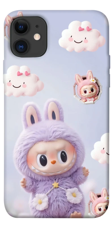 Чохол на Apple iPhone 11 (6.1") Labubu & clouds фото 1 з 1
