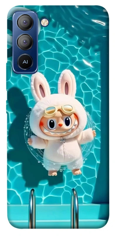 Чохол на TECNO Pop 5 LTE Labubu in the pool ver.2 фото 1 з 1