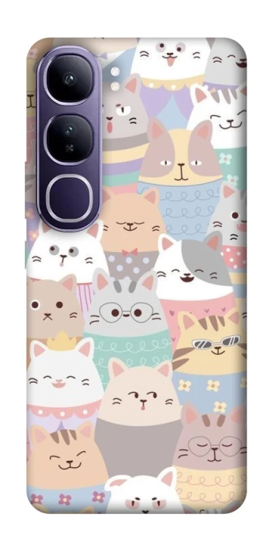 Чехол на Vivo Y300 Funny Kittens ver.2 фото 1 из 1