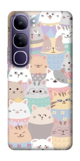 Чехол на Vivo Y300 Funny Kittens ver.2 фото 1 из 1