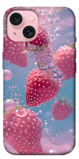 Чохол на Apple iPhone 15 (6.1") Полуниця в воді фото 1 з 1