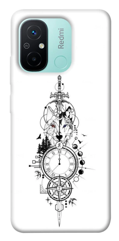 Чехол на Xiaomi Redmi 12C / Poco C55 Tattoo ver.8 фото 1 из 1