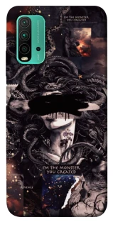 Чехол на Xiaomi Redmi Note 9 4G / Redmi 9 Power Monster you created фото 1 из 1