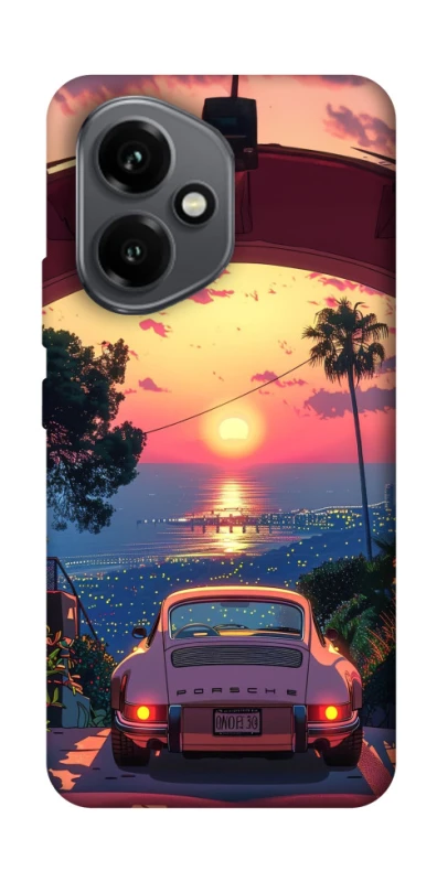 Чехол на Honor 400 Porsche at sunset фото 1 из 1