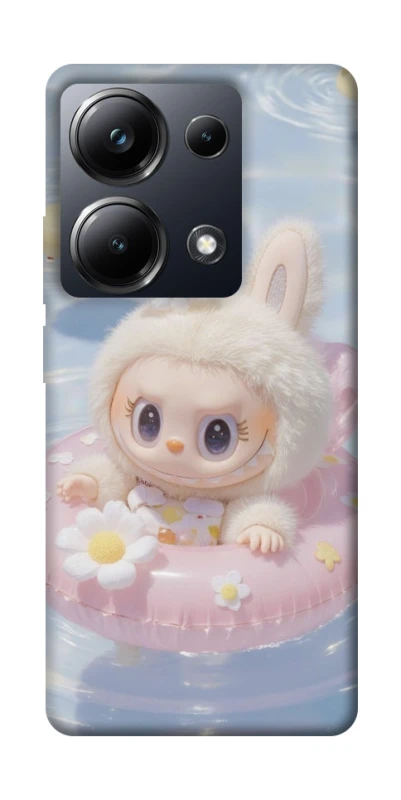 Чохол на Xiaomi Poco M6 Pro 4G Labubu swimming фото 1 з 1