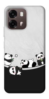 Чехол на Oppo A6 Four pandas фото 1 из 2