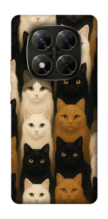 Чехол на Xiaomi Poco X7 Colorful Cat Collage фото 1 Чехол на Xiaomi Poco X7 Colorful Cat Collage фото 1 из 1