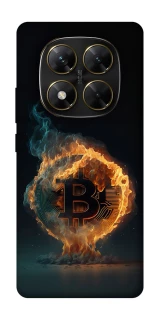 Чехол на Xiaomi Poco X7 Fire Bitcoin фото 1 из 1