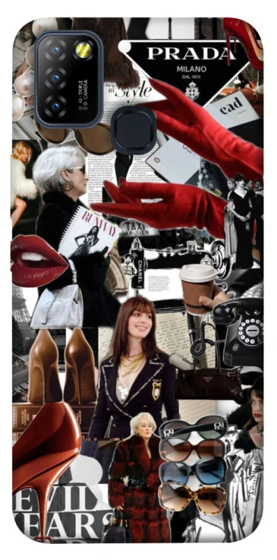 Чохол на Infinix Hot 10 Lite Fashion collage ver.13 фото 1 з 1