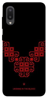 Чохол на Samsung Galaxy A02 Чорно-червона вишиванка фото 1 з 1