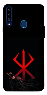 Чохол на Samsung Galaxy A20s Berserk Red Logo фото 1 з 1