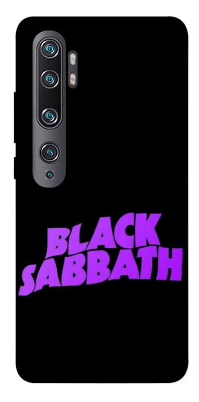 Чехол на Xiaomi Mi Note 10 / Note 10 Pro / Mi CC9 Pro Black Sabbath logo ver.1 фото 1 из 1