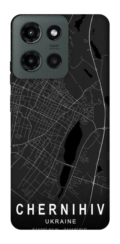 Чохол на Motorola Moto G Power (2025) Chernihiv map фото 1 з 1