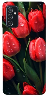 Чохол на Samsung Galaxy M52 Червоні тюльпани фото 1 Чохол на Samsung Galaxy M52 Червоні тюльпани фото 1 з 1