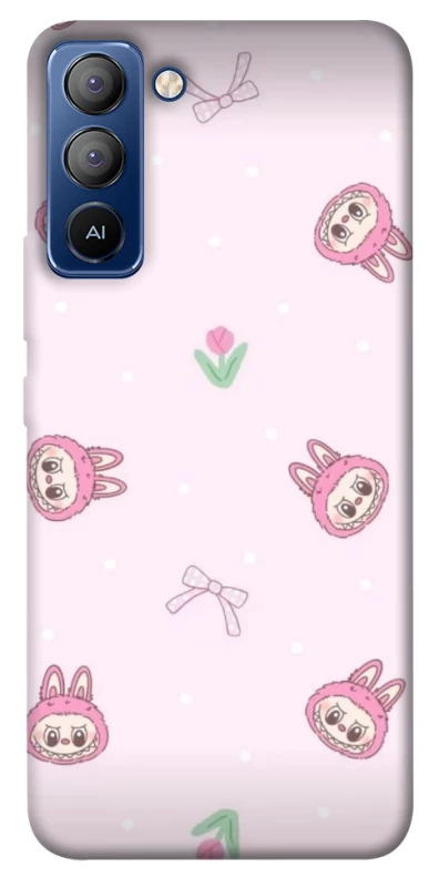 Чехол на TECNO Pop 5 LTE Labubu Flower фото 1 из 1